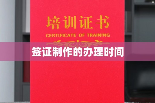 社旗签证制作的办理时间