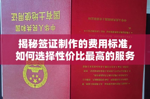 社旗揭秘签证制作的费用标准，如何选择性价比最高的服务？