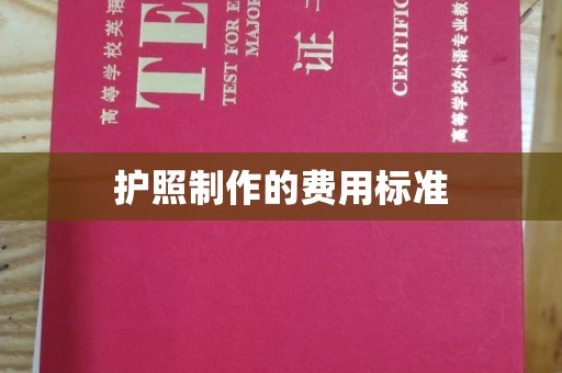 社旗护照制作的费用标准